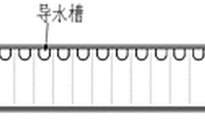 声衬构件用弱刚性半固化芳纶纸蜂窝导水槽加工方法