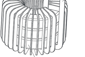 立绕线圈圆环形电感