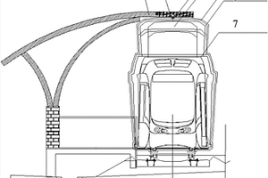 雨篷结合充电桩一体化设计的模块化站台及其安装方法