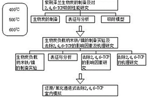 紫茎泽兰生物炭的制备及其负载纳米铁/镍的方法