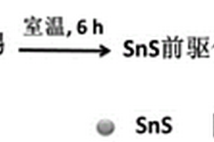 锂电池负极材料-氮掺杂SnS/C复合纳米材料的制备方法