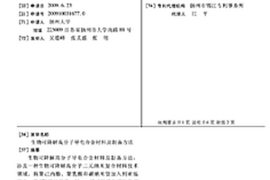 生物可降解高分子导电合金材料及制备方法