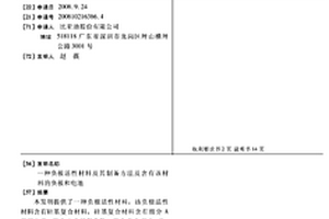 负极活性材料及其制备方法及含有该材料的负极和电池