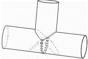 轻量高强通风管道用三通管的制造方法