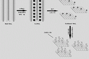 含磷化合物改性MoS<sub>2</sub>纳米片层的制备方法及其应用