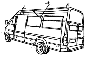 装载车体与车顶的无缝连接结构
