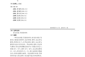 荧光木塑、竹塑新材料