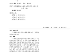 交流脉冲电化学法合成羟基磷灰石-氧化钛复合涂层的方法