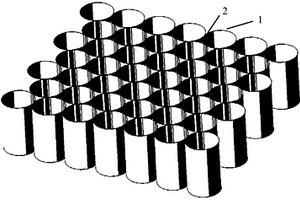 碳纤维管阵结构及其制作方法