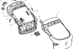 汽车背门结构