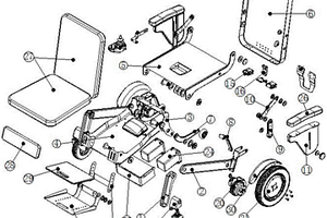 车架及电动轮椅
