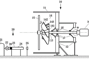 航空发动机非全环风扇叶片的旋转冲击试验装置
