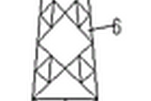 110kV同塔双回路格构式复合横担输电塔
