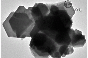 金属钛改性二硒化钨纳米润滑材料、其制备方法及其用途