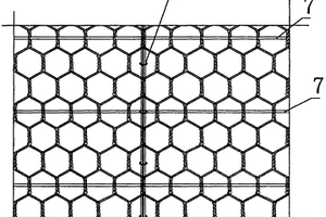 二氧化钛和碳化硼复合聚氯乙烯钢丝制成的生态格网