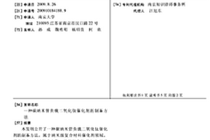 碳纳米管负载二氧化钛催化剂的制备方法