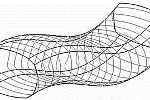 螺旋面与回转体曲面相交生成铺丝角度参考线方法