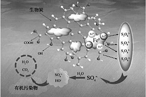生物炭负载纳米零价铁活化过硫酸钠体系及其制备和应用