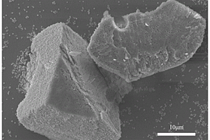 金属有机框架-碳酸钙复合晶体材料及其制备方法