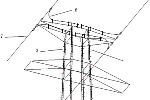 适用于耐候钢管塔的避雷线引流爬梯