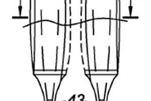 飞机发动机气流矫直叶片以及相关气流矫直结构