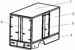 新型物流用铝车厢