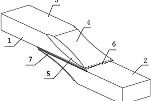 齿形端面的胶接连接结构及其制备方法
