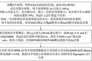 改良剂及其制备方法和As污染土壤修复中的应用