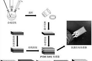 交联CQAs薄膜的制备方法及其在压电传感器中的应用