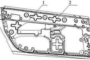 一体式新材料电动汽车门骨架