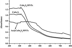 Au@CaIn<sub>2</sub>S<sub>4</sub>/HNTs复合光催化剂及用途