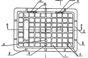 防滑防盗路灯接线盒井盖