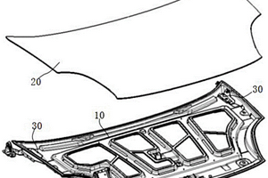 汽车前舱盖铰链安装点结构