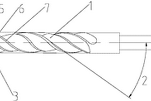 加工碳纤维夹芯材料与铝合金叠层板深孔的钻头