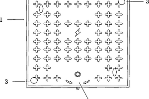 路灯工作井的防盗井盖装置