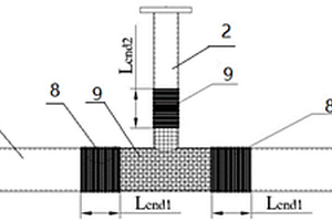 T型钢管结构的碳纤维修复补强结构