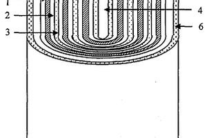 含有密闭卷绕管的电池