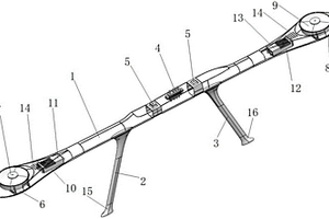 用于垂直起降固定翼无人机的结构功能一体化起落架