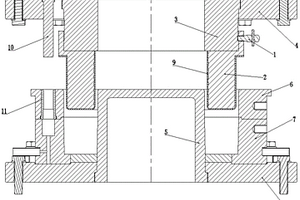 防止金属夹杂引入的短纤维酚醛预混料压制模具