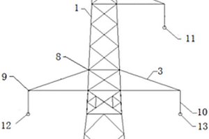 220kV单回路复合输电杆塔