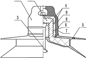 新的粘结结构的复合盘形绝缘子