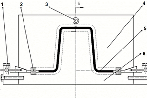 可制备不同厚度帽形前纵梁的热模压成型模具及其制作方法