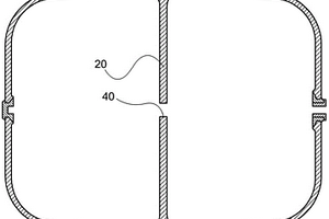 制造具有坚固隔板的非柱形压力容器的方法