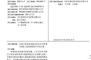 阳离子型烷氧基胺及其在由天然或合成粘土制备纳米粒子中的应用