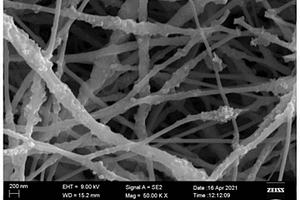 静电纺丝制备磷化锡/碳黑纳米纤维自支撑负极材料的方法及其应用