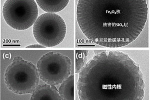磁性有序介孔碳基或高分子基核壳结构微球及其制备方法