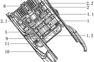 用于新能源汽车的铝挤压型材车身结构