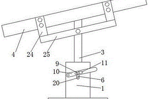 角度可调节的新能源太阳能放置架