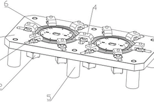 新能源机器旋转固定盘固定装置