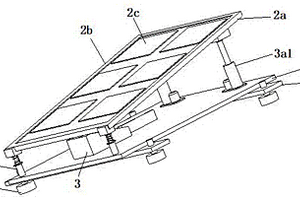 新能源汽车太阳能板的支撑及方位调节方法